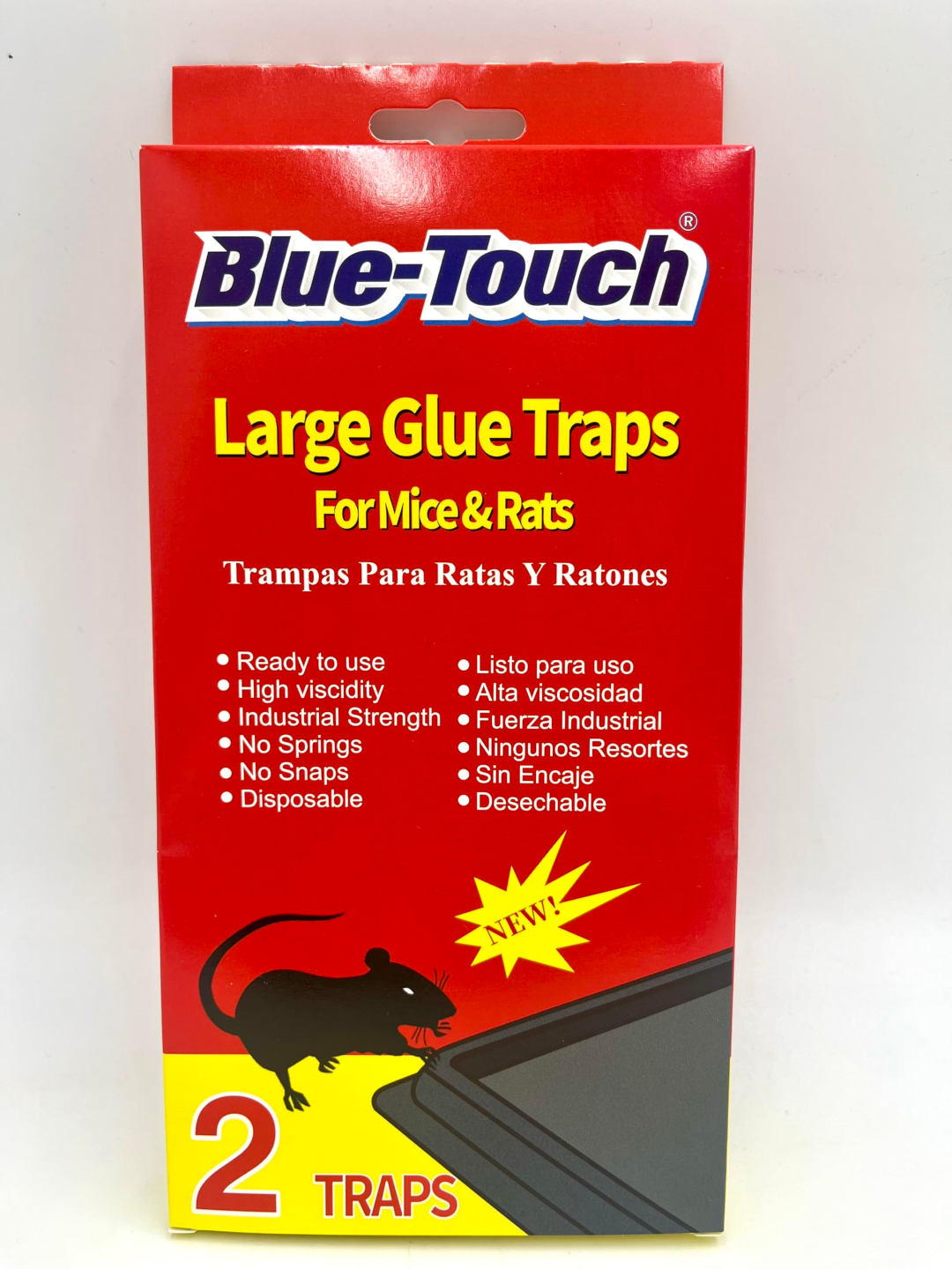 BLUE TOUCH RAT GLUE TRAP 2'S RED